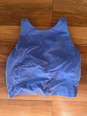 lululemon athletica Blue High-Neck Sports Bra Tank